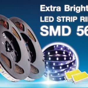 ไฟเส้น LED Strip 5630 ไม่กันน้ำ สีขาว Extra Bright