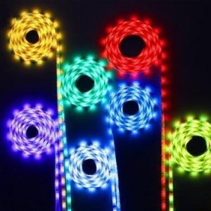 ไฟเส้น LED Strip RGB ไม่กันน้ำ เปลี่ยนสีได้ 12V