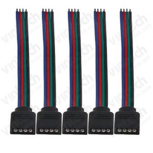 LED RGB Strip Connector 4-Pin (ตัวเมีย)