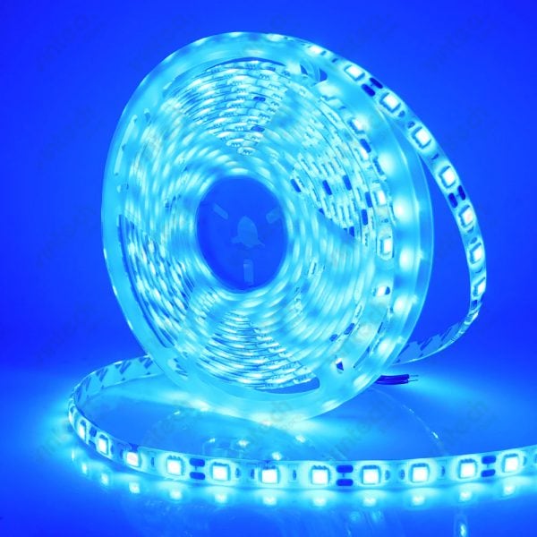 ไฟเส้น LED Strip SMD 5050 IP65 สีฟ้า