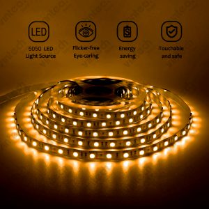 ไฟเส้น LED Strip SMD 5050 สีส้ม