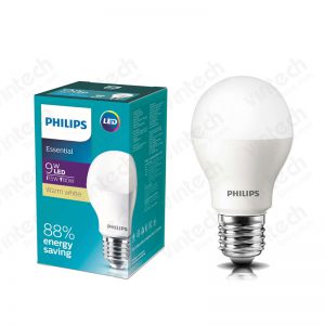 หลอดไฟ Philips LED Essential Bulb E27 Warm White