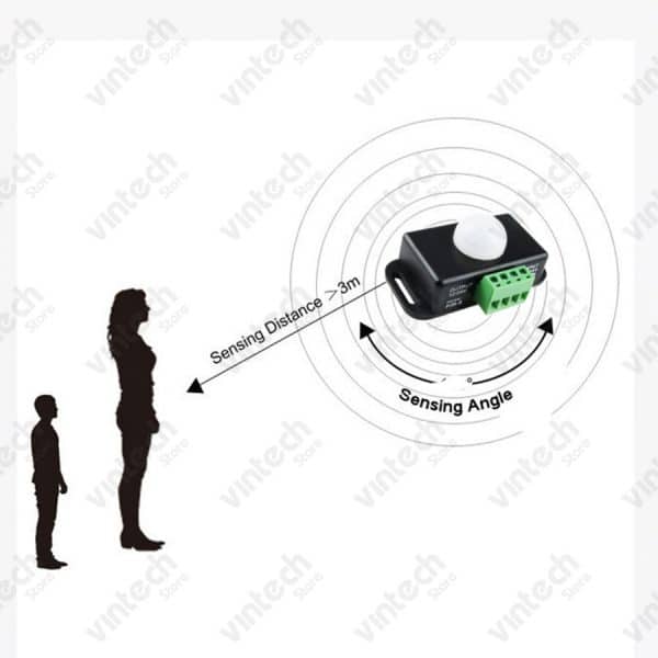 เซ็นเซอร์จับการเคลื่อนไหว Motion Sensor DC 12V-24V - Image 4