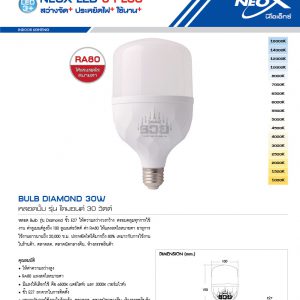 หลอดไฟ LED Bulb E27 30w