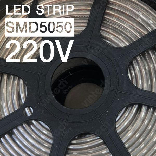 ไฟเส้น LED Strip 220V SMD 5050 ขาว 50M. - Image 4