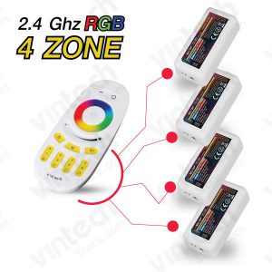 RGB remote Controller 4 Zone